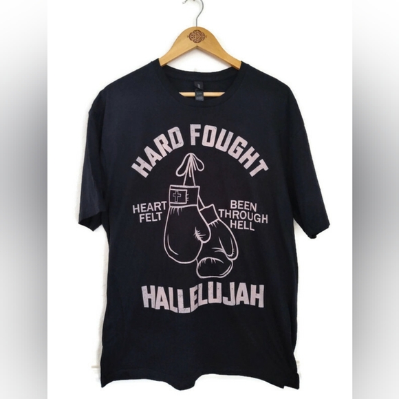 Gildan Other - Heartfelt Hallelujah Mens Black Tee Size XL New No Tags